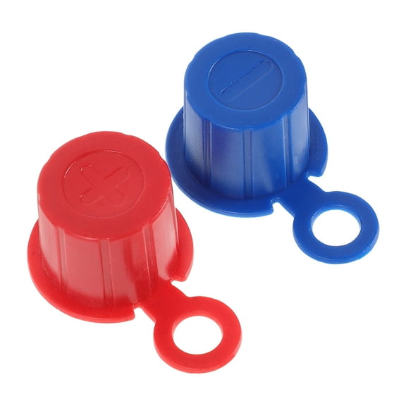 HEMOTON 1 Pair Of  Battery Terminal Protector Insulation Covers Terminal Top Post Caps Automotive Battery Protectors for Truck RV SUV Car