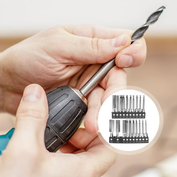 HEMOTON 1 Set Assorted Drill Bit Multipurpose Drilling Bit Reamer Replacement