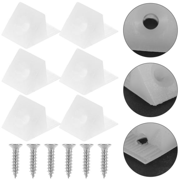HEMOTON 1 Set Brick Wall Clips Masonry Screws For Brick Wall Screws for Wood Wall Plate Screws