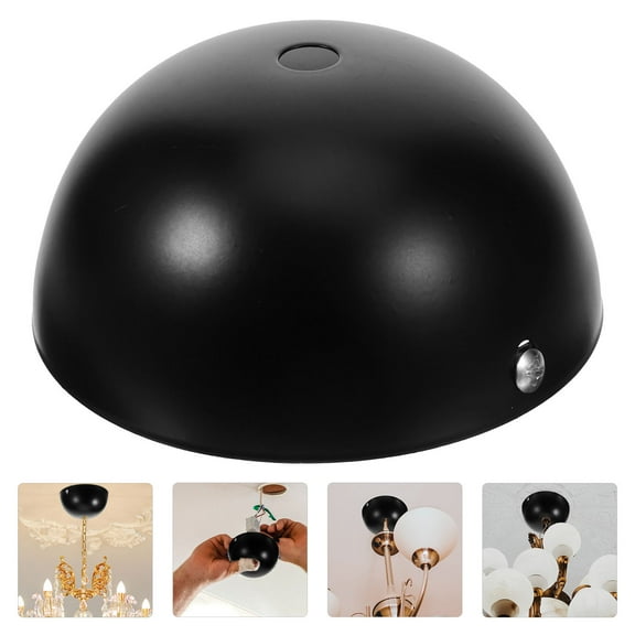 HEMOTON 1 Set Ceiling Canopy Pendant Light Lamp Holder Decorative Dome Ceiling Plate Canopy Kit