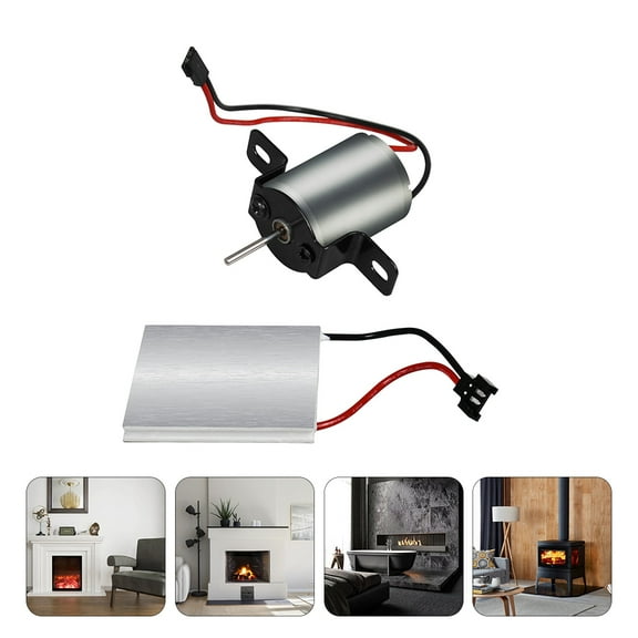 EXHUMKY Fan Generator Sheet Motor Fireplace Fan and Generator Sheet Set Multi 1 Set