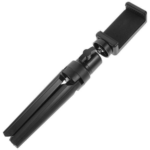 COOPHYA Adjustable Height and Angle Mobile Phone Tripod Black 1 Set 8.5x6.3x6.3in