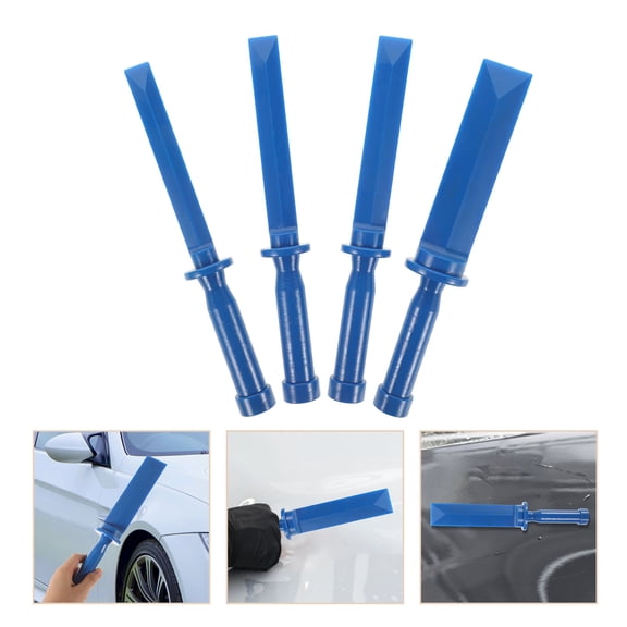 HEMOTON 1 Set Plastic Chisel Scraper Tools for Car Surface Cleaning and Adhesive Removal Non Scratch