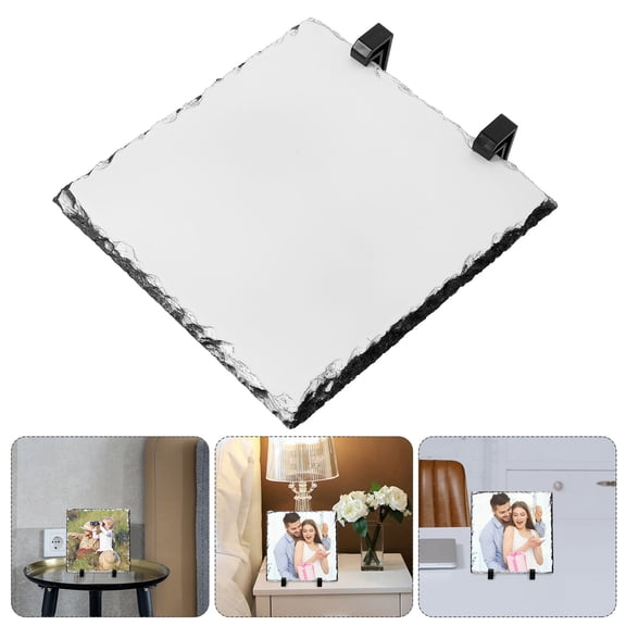 HEMOTON 1 Set Sublimation Photo Blank Sublimation Blank Sublimation Blanks Plaque Sublimation Picture Frame Diy Sublimation