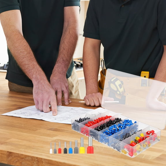 HEMOTON 1 Set Wire Ferrule Crimping Connector Cord Terminal Wire End Ferrule Accessory