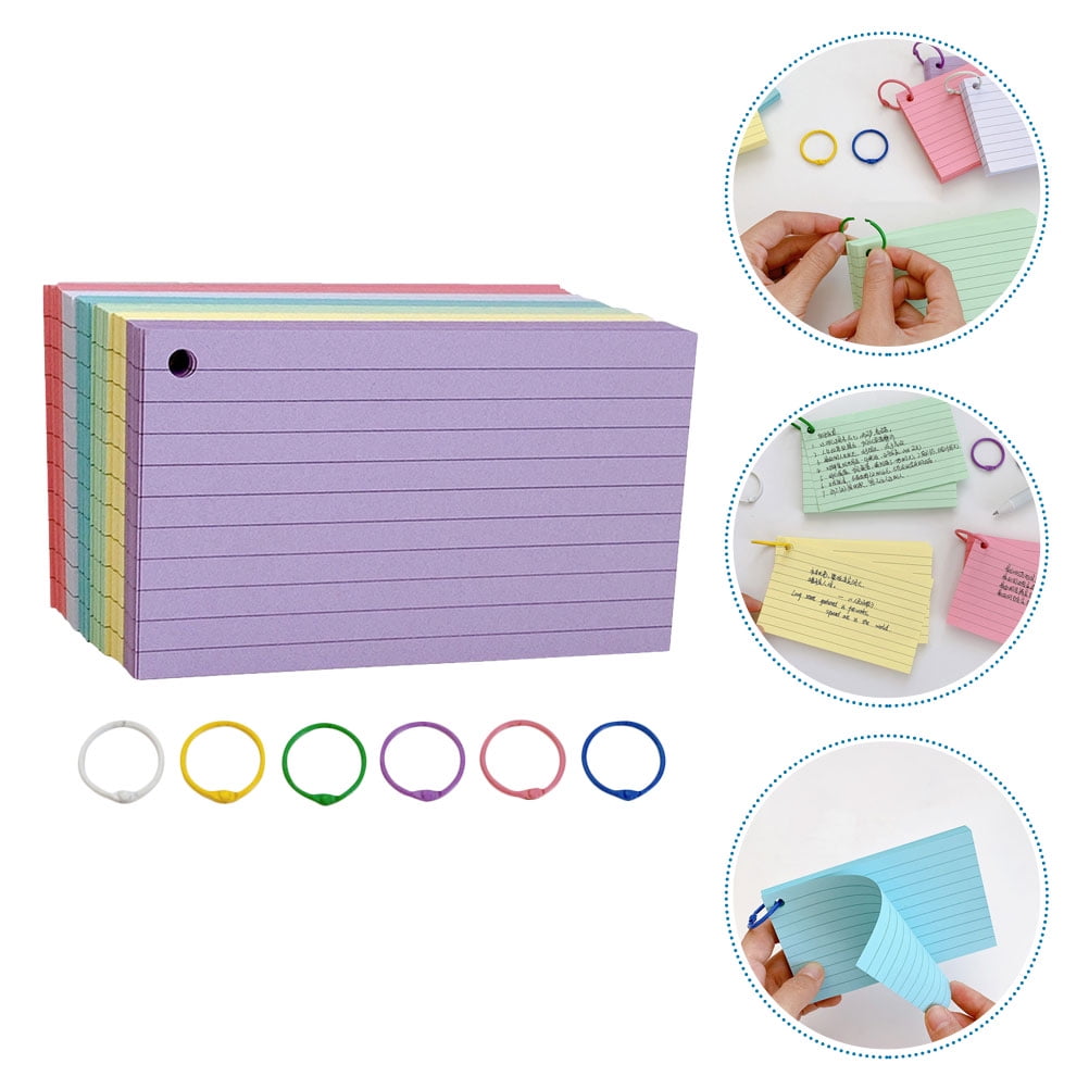 HEMOTON 1 Set of Index Cards Small Notepads Speech Cards Note Study Cards Notebooks for Students Teachers