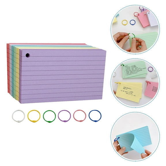 HEMOTON 1 Set of Index Cards Small Notepads Speech Cards Note Study Cards Notebooks for Students Teachers