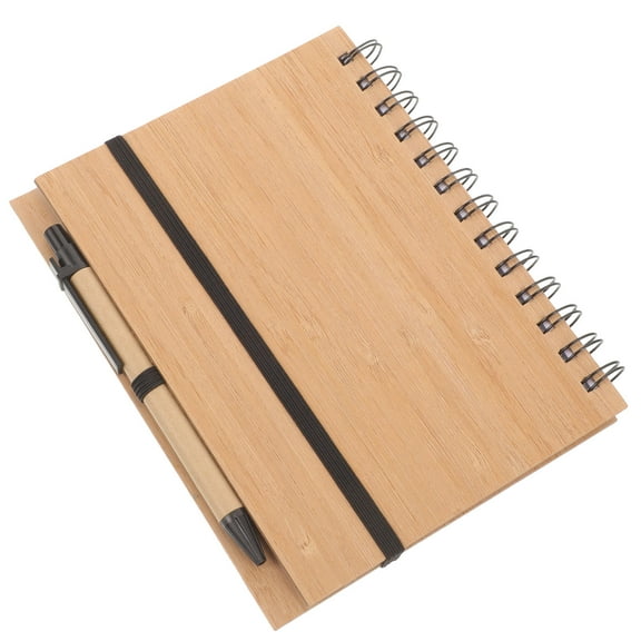 HEMOTON 1 Set of Portable Memo Notebook Spiral Notebook Convenient Planner Notepad with Pen