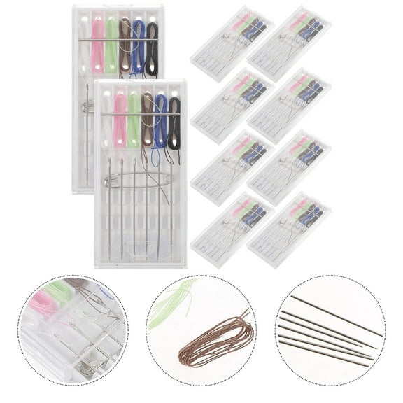EXHUMKY Exhumky Portable Sewing Needle Kit for Beginners and Professionals 10Packs
