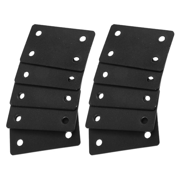 HEMOTON  10 Pcs Adjustable Angle Bracket Support Stainless Steel Connectors