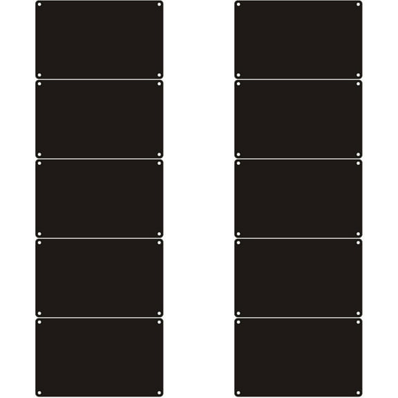 SOPOTUTU Blank Black Engraving Signs for Crafting and Custom Projects