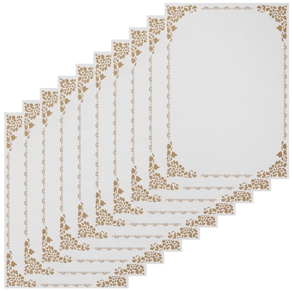 HEMOTON 10 Pcs Certificate Paper Student Office