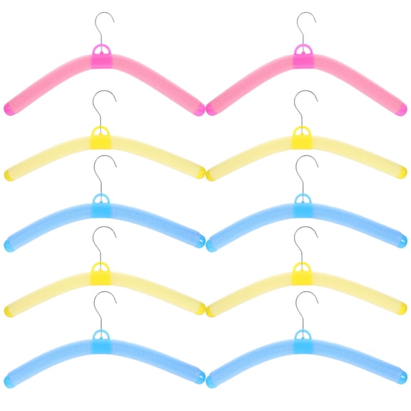 HEMOTON 10 Pcs Coat Hanger Cloth Hangers Clothing Clothes Rack Racks Man Child