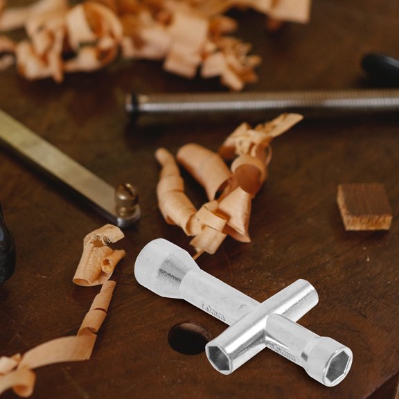 RENACLIPY 10Pcs Cross Wrenches Set Aluminum Alloy Socket Spanner Tool for Repair and Maintenance