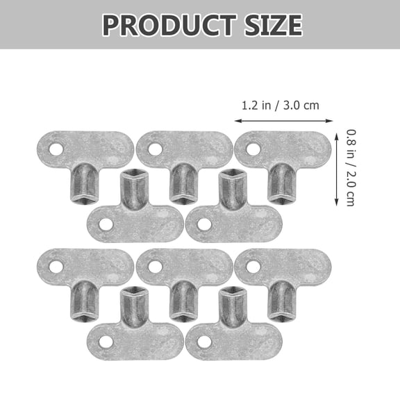 HEMOTON 10 Pcs Cylinder Key Exhaust Valve Convenient Keys