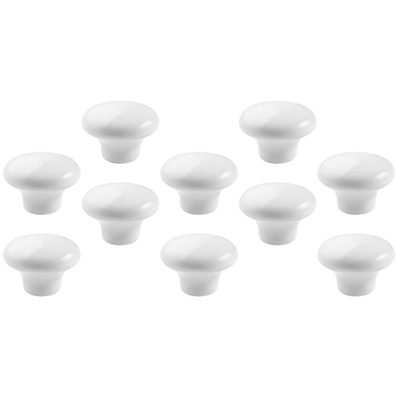 HEMOTON 10 Pcs Door Knobs for Wardrobes Doorknob Ceramic Handle