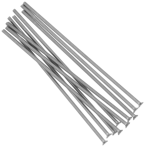 HEMOTON  10 Pcs Electrical Panel Screws Outlets Mechanical Countersunk