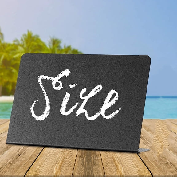 HEMOTON 10 Pcs Erase Table Special Event Chalkboard Signs Tabletop Message Boards