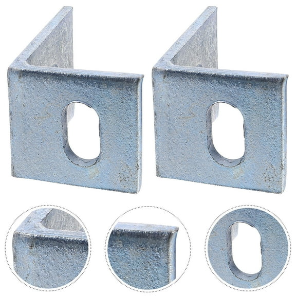 HEMOTON  10 Pcs Floating Shelf Bracket Corner Clamps for Woodworking