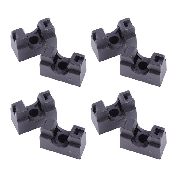 HEMOTON 10 Pcs Rust-Resistant Hose Fixing Brackets, Large and Small Support Mounts for Secure Pipe and Tube Installation
