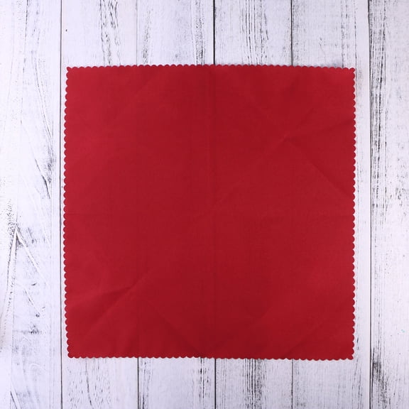 HEMOTON 10 Pcs Napkin Handkerchief Red Napkins Restaurant