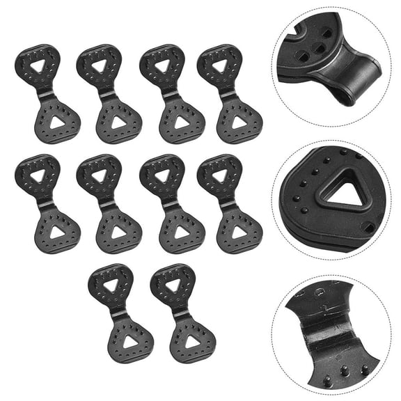 HEMOTON  10 Pcs Outdoors Mesh Clip Film for Greenhouses Canopy