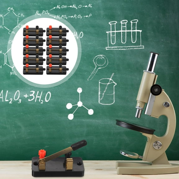 HEMOTON  10 Pcs Switch Circuits Single Throw Physics Lab Equipment Laboratory