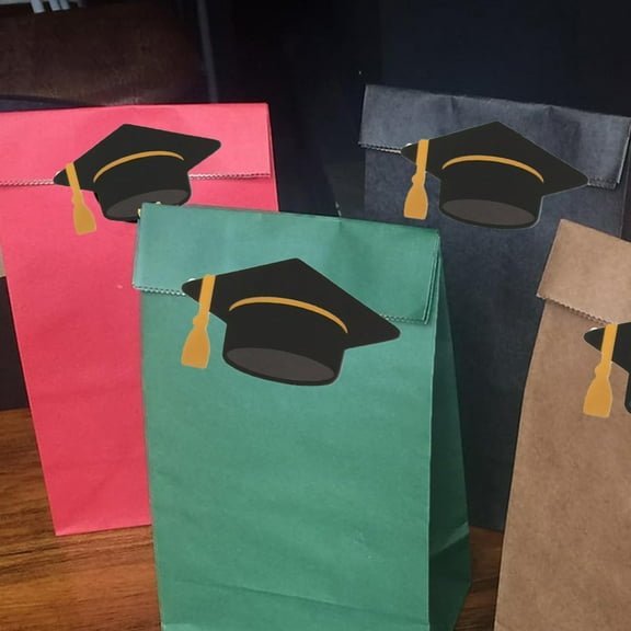 HEMOTON  10 Sheets Sticker Stickers for Graduation Cap Doctorial Hat