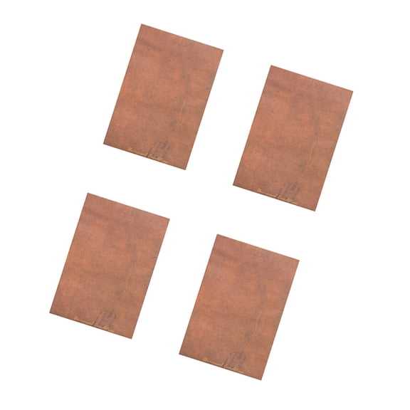 HEMOTON 100 Pcs 15.5x10.8cm Retro Sealing Wax Envelopes Kraft Paper Envelopes for Multipurpose Postcard Storage Envelopes