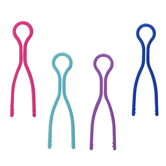 HEMOTON  100 Pcs Bobbin Holders for Sewing Fixing Plastic Clamp Clip