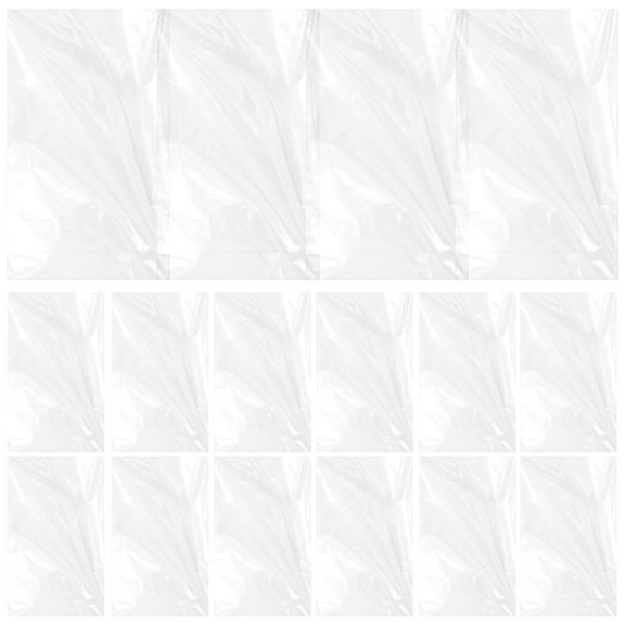 HEMOTON 100 Pcs Jewelry Storage Soap Bag 30x18cm Transparent