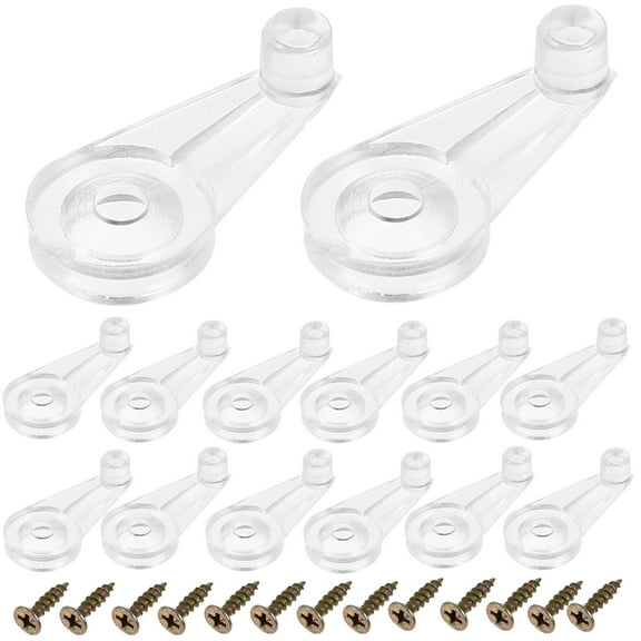 HEMOTON  100 Pcs Mirror Clips for Bathroom Good Fixing Effect Baby