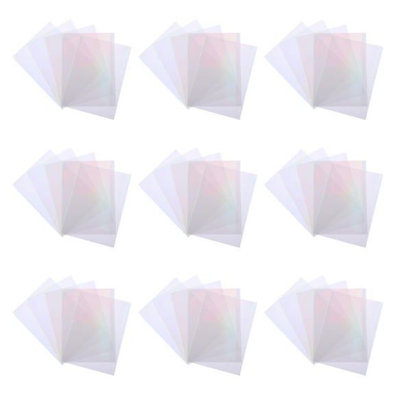 HEMOTON  100 Pcs Trading Card Storage Cover Sleeve Bundle Collection