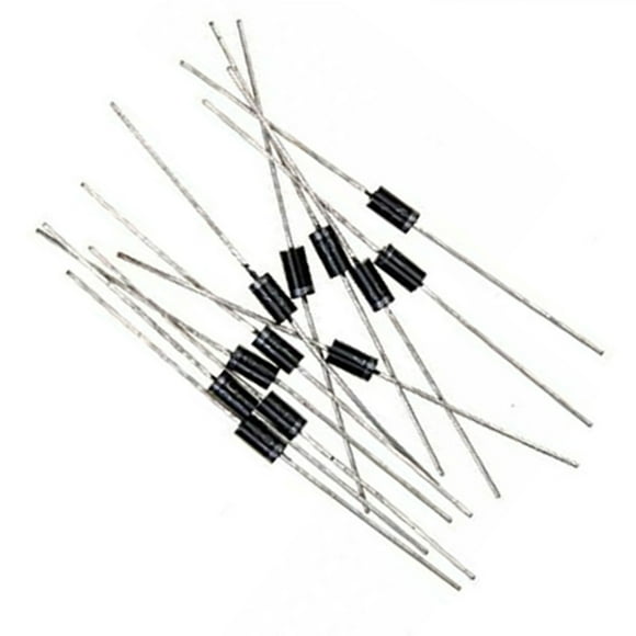 HEMOTON 100Pcs IN4007 Auto Repair Diode Fast Recovery Aluminum Alloy