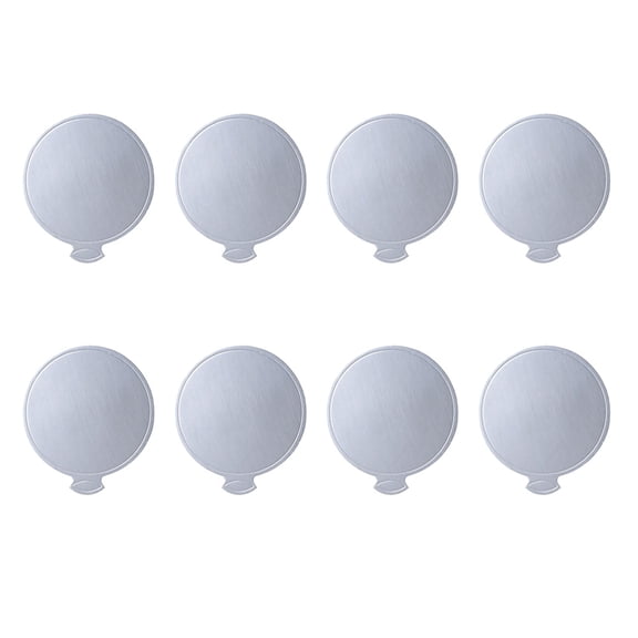 YOSADIER 100Pcs Silver Round Cake Board Cardboard Cake Serving Base Ideal for Cakes Pastries