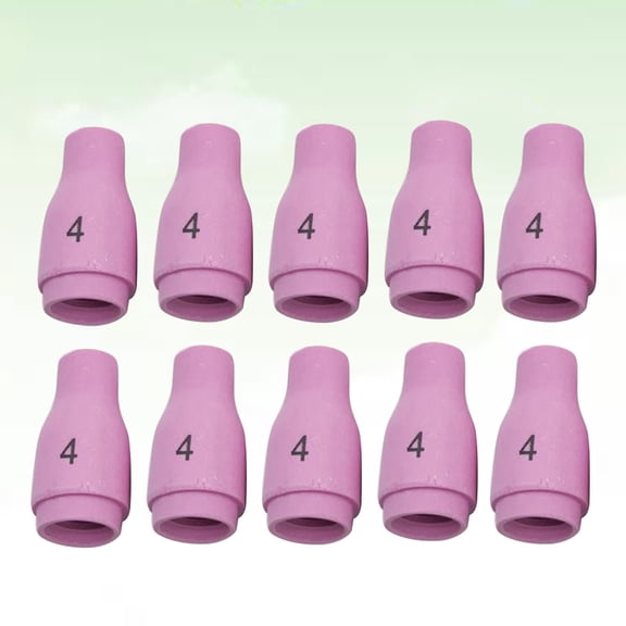 HEMOTON 10Pcs 13N08 Tig Welding Cups Ceramic Nozzles Compatible for Welding Torch