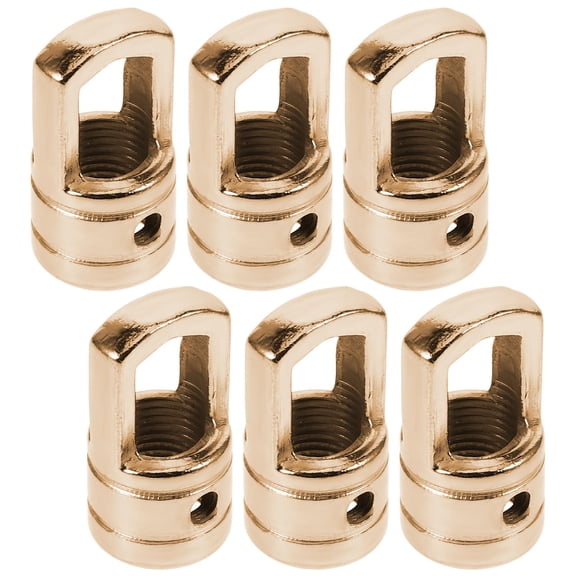 Hytrove Eye Nuts Lamp Nuts Iron Circular Rose Gold 10Pcs for Pendant Light Fixtures