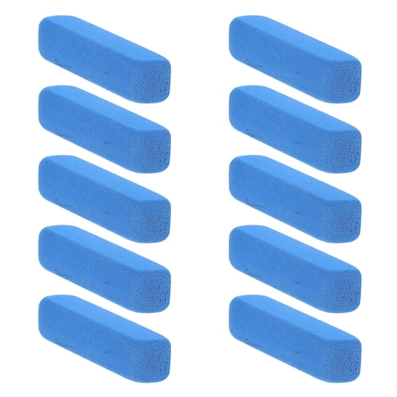HEMOTON 10pcs Blue Fret Erasers for Guitar String Cleaning and Polishing Fast Rust Removal Tools