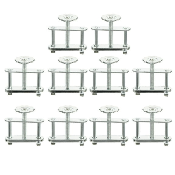 HEMOTON 10pcs Flow Control Tubing Clamps Adjustable Swivel Screw Compressor Hose Clamp