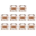 thumbnail image 1 of HEMOTON 10pcs Transparent Window Cake Muffin Box Fits 2 Cupcake Container Boxes, 1 of 6