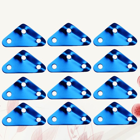 HEMOTON 12 Pcs Camping Supplies Wind Rope Buckle Guy Tightener Blue