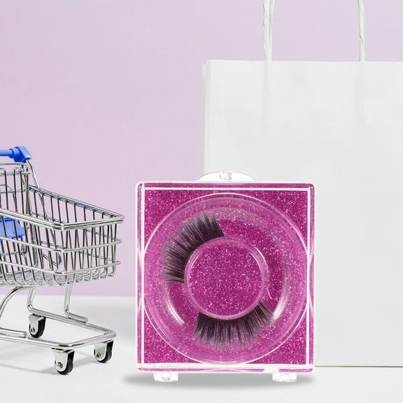 HEMOTON 12 Pcs Lash Boxes High Transparent Eyelash Good Seal Case False Travel