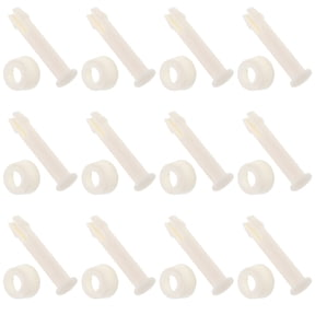 UPGRATOR Cleaning Device Locking Pin Replacement White ABS 12Pcs