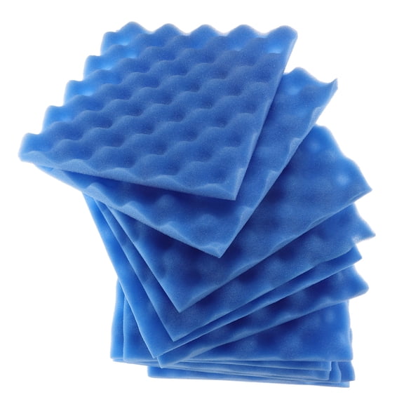 HEMOTON 12 Pcs Soundproofing Speakers 25.50X25.00X1.50CM Blue