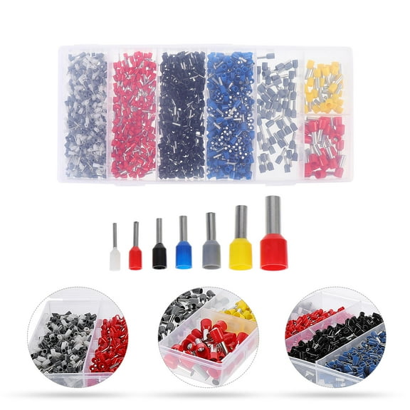 HEMOTON 1200 Pcs Cable Lugs Terminals Automotive Wiring Wire Connector Kits
