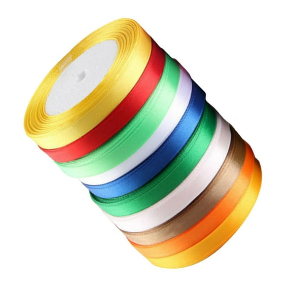 SOPOTUTU Ribbon Pack Assorted Colors 12pcs - Craft, Wrapping, Decoration Supplies