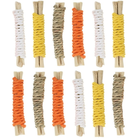 Hytrove Bamboo Chew Sticks 12Pcs 3.14X1.18X0.79in