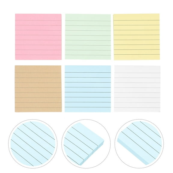 HEMOTON Colorful for Office Use Made of Paper Perfect for Daily Messages and Todo Lists 12 Pcs