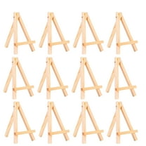 Ultnice 10pcs Mini Wooden Display Easels Wood Easel Stand for Phone Photo Frame Painting Art - Size S