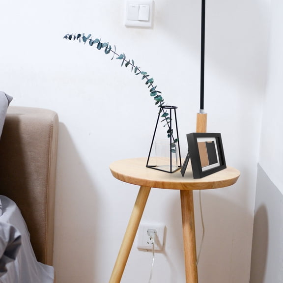 RENACLIPY 12Pcs Picture Frame Back Stand Black Plastic Easy Installation for Photo Support